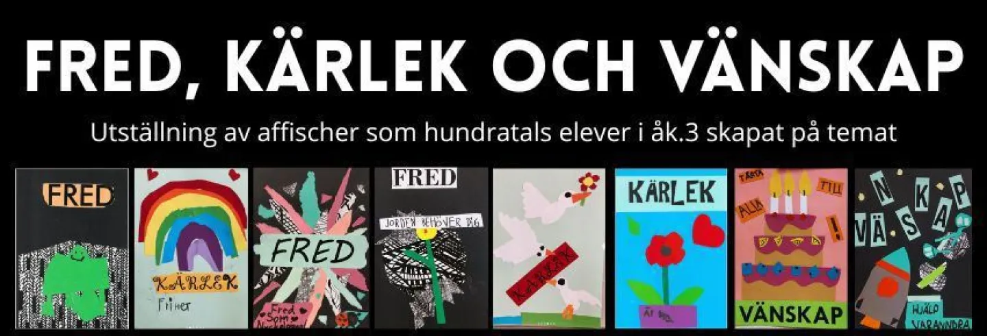 Konstutställning Fred, Kärlek, Vänskap