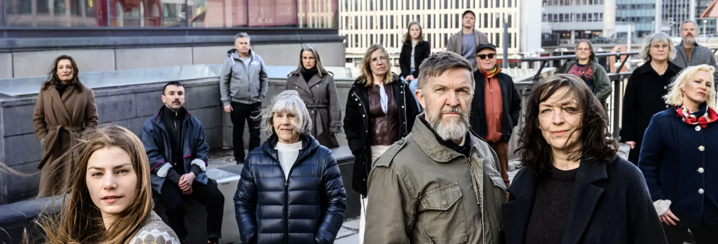  På bild från vänster längst fram: Klara Pasma, Timo Nieminen, Margareta Stone