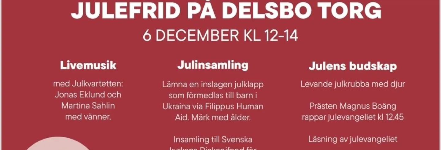 Julefrid - på Delsbo torg