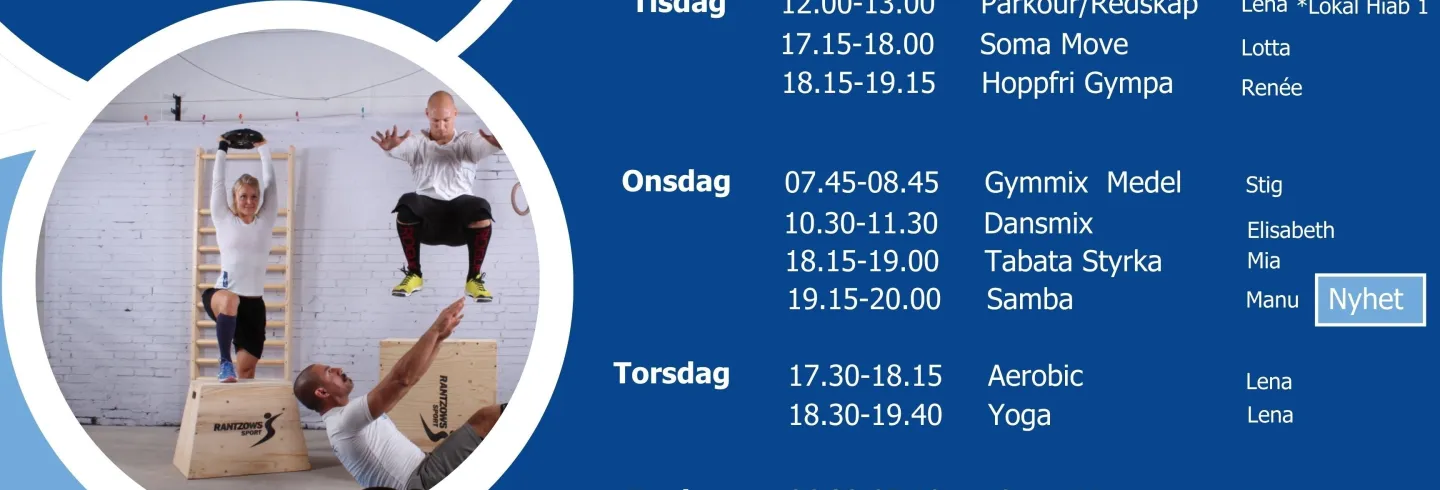 Gratis träning på Gymmix Hudiksvall v.3