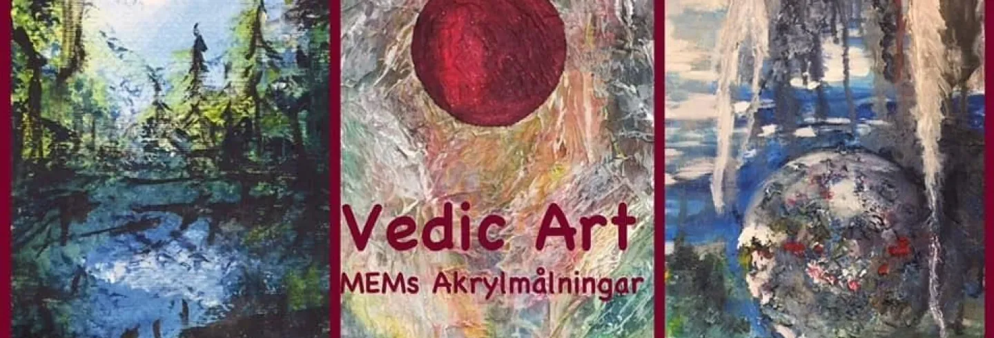 Kravlöst experimentellt måleri med akrylfärger