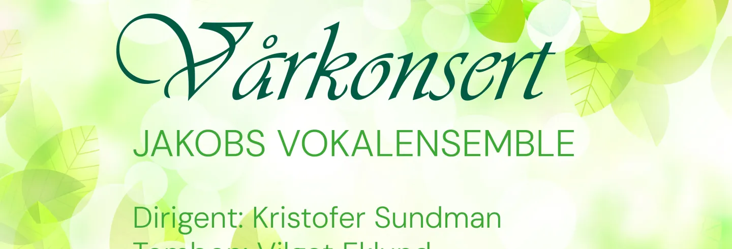 Vårkonsert - Jakobs kyrka