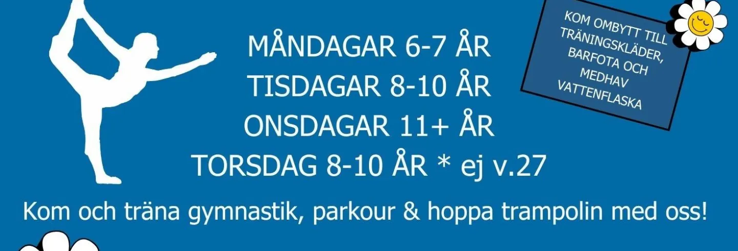 Gratis Sommargympa hos Hudikgympan