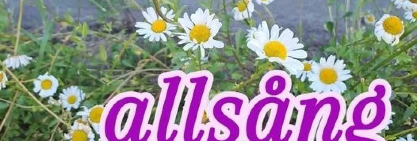 Allsång på Delsbo Forngård