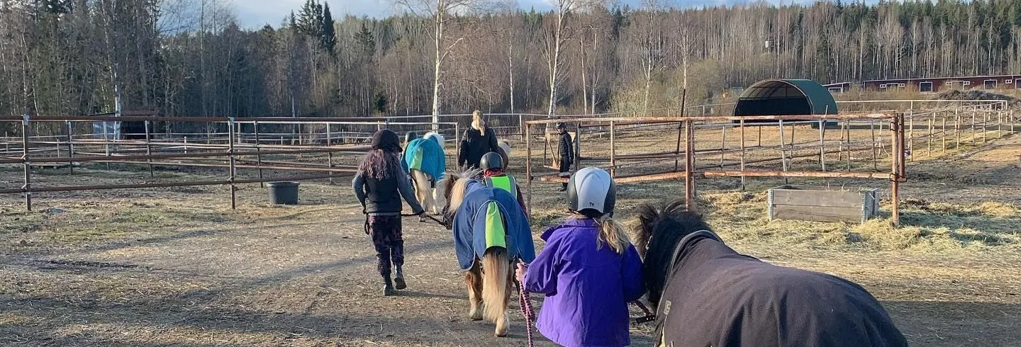 Nybörjargrupp för barn på travskolan