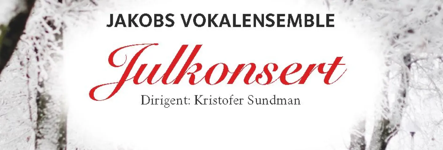 Julkonsert med Jakobs Vokalensemble i Jakobs kyrka