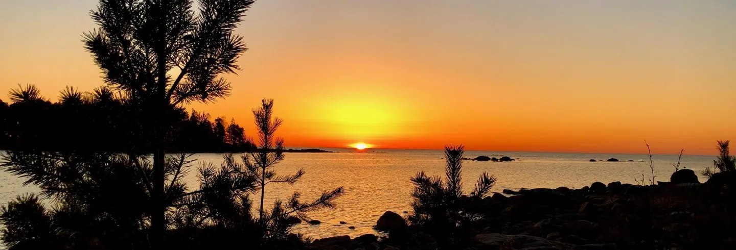 Soluppgång över havet