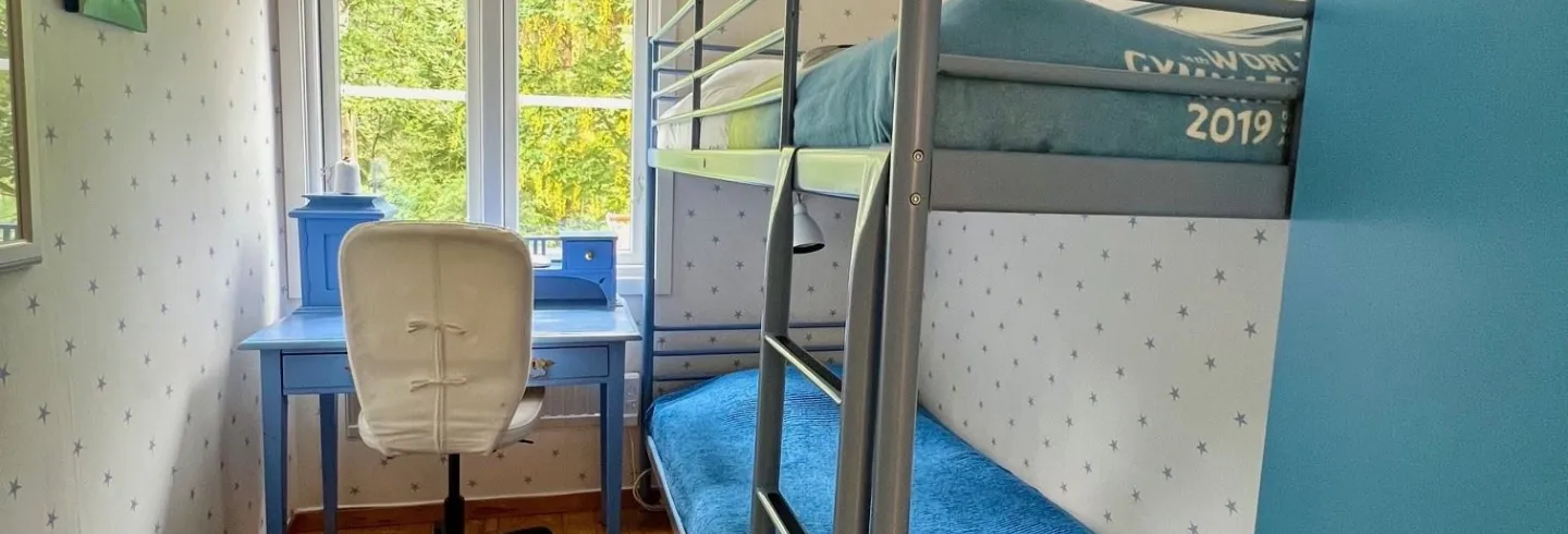 Sovrum med våningssäng