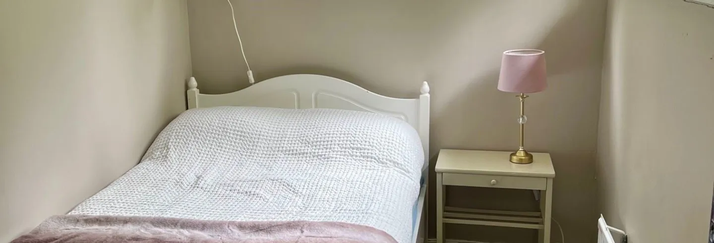 Sovrum med enkelsäng