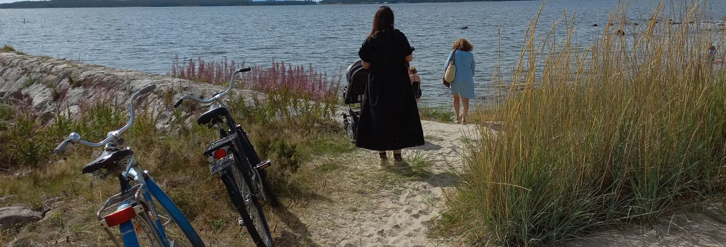 Badplatser i Glada Hudik 