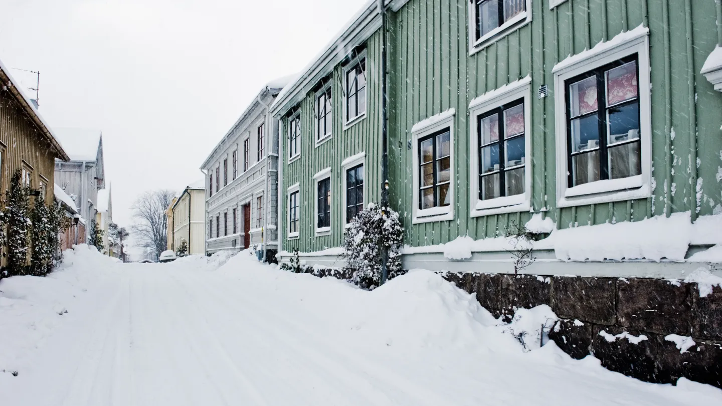 Vinter i Fiskarstadens mysiga gränder