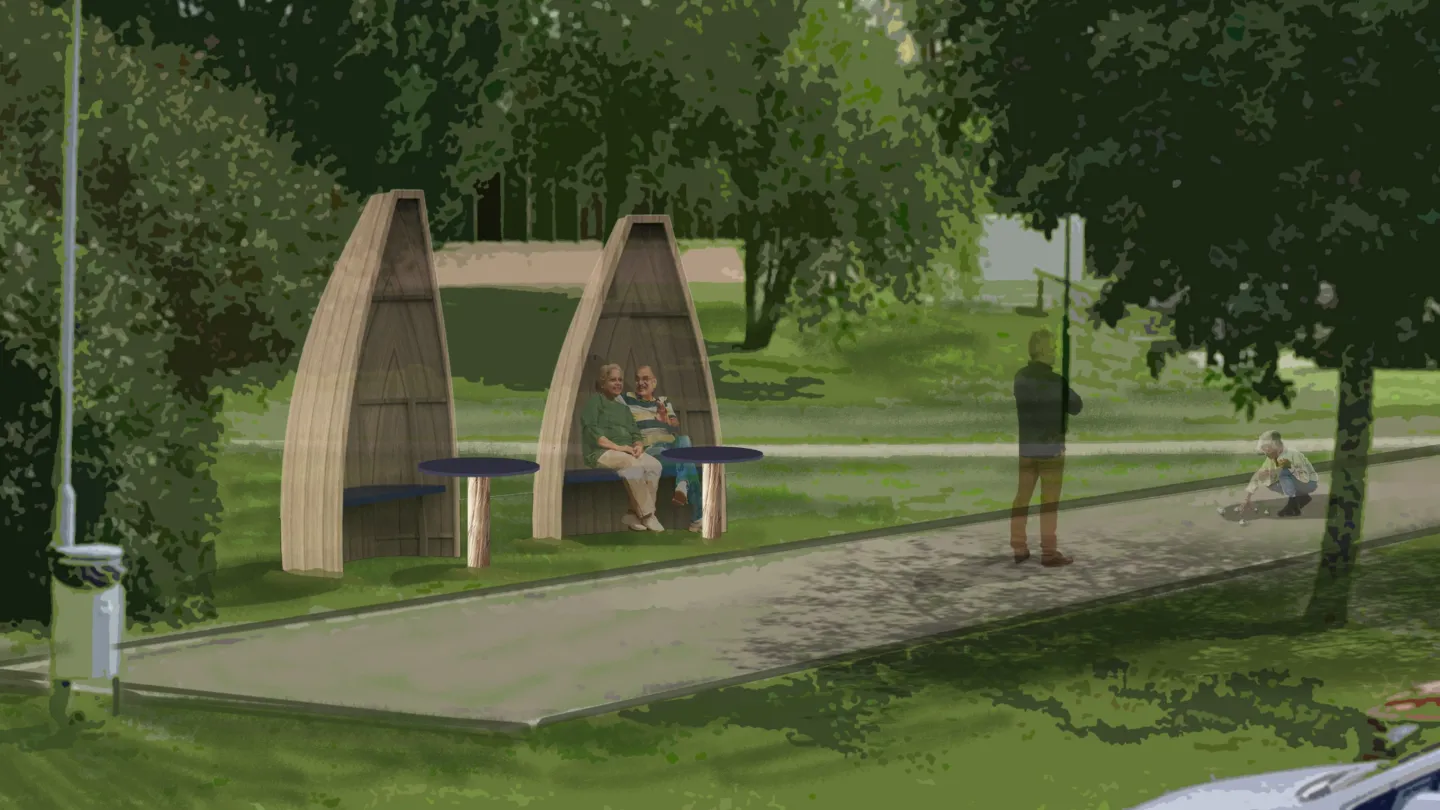 Illustration över "båtplatser"