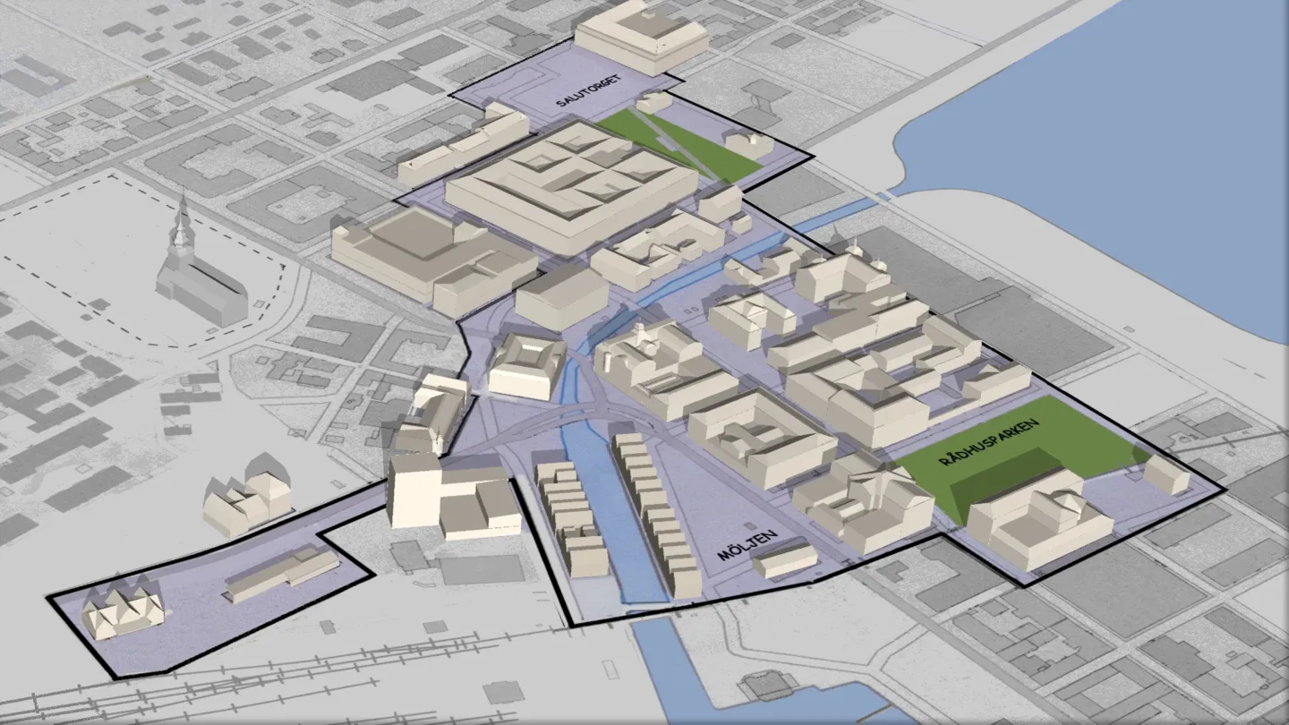 Illustration stadskärnan